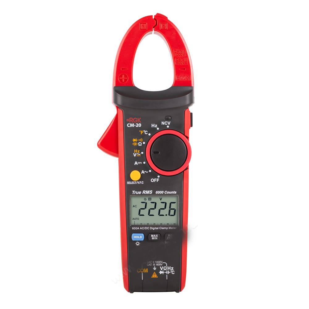 Токовые клещи RGK CM-20 с поверкой
